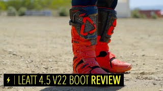 We Test the Leatt 45 V22 Boots [upl. by Akenot]