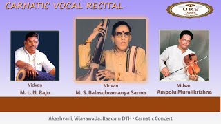 UKS CARNATIC M S Balasubramanya Sarma quotSangeetha Samratquot A distinguised vocalist and teacher [upl. by Vish547]