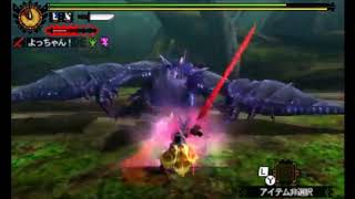 【MH4G】Lv140 イャンガルルガ 生産太刀 557quot00 [upl. by Nyra]