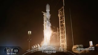 Blastoff SpaceX launches 24 Starlink satellites nails 375th booster recovery [upl. by Obellia415]