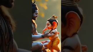 Little Ganesha playing with his father lord Shiva 🙏 [upl. by Gnim]