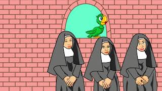 Las monjas y el loro adivino  chiste corto bueno animado 😄 [upl. by Cela144]