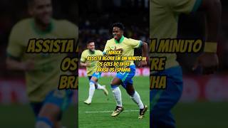 Brasil vs Espanha VEJA OS GOLS endrick selecaobrasileira [upl. by Adnalohs]