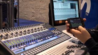 Presonus StudioLive Digital Mixer SL Remote and QMix  Presonus StudioLive NAMM 2012 [upl. by Arawaj]