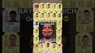 Bayern Munich cards on FIFA20 best team ever in football history [upl. by Eerdna]