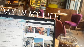 A quick day in my life vlog  UNIVERSITY OF BRISTOL STUDY SESH COCKTAILS [upl. by Ferrell433]