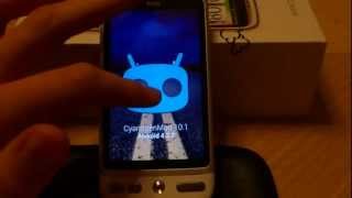 VJ CyanogenMod 101 Android 422 on HTC Desire [upl. by Anayi]