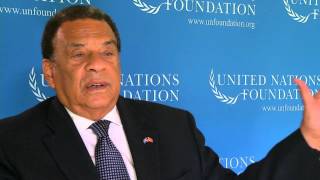 Andrew Young Why is the UN important today [upl. by Ivey545]