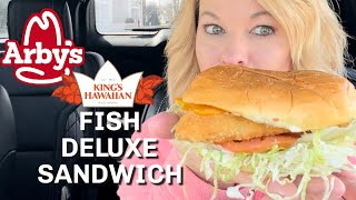 Arby’s Kings Hawaiian￼ Fish Deluxe Sandwich  3 Fast Food Fish Sandwich Season Review [upl. by Norac]