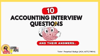 10 Frequently asked accounting interview questions and their answer [upl. by Anhavas329]