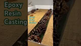 Epoxy Resin Casting modern diy create woodworking wood work resinepoxy [upl. by Frederico]