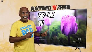 Blaupunkt Android TV 🔥 4k Smart TV review 55 inch 💥 Cybersound series 🔥 60W Speakers [upl. by Penrod688]