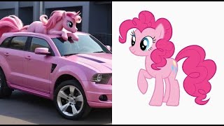 🦄My little pony characters cars verssion in real life 👉 sweetponylife ❤️🌈 v606 [upl. by Shay]