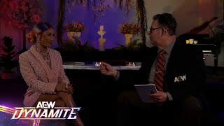 Alex Marvez sits down with the CEO Mercedes Moné  41024 AEW Dynamite [upl. by Enirol]