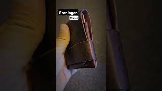 Groningen Wallet leatherwallets handmade by pateplumanl edcwallet [upl. by Elocim]