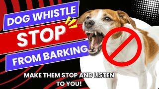 Dog Whistle To Stop Barking  Beats and Sounds Official [upl. by Publea]