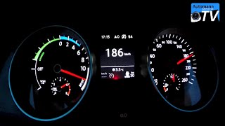 2015 VW Golf 7 GTE 204hp  0200 kmh acceleration 1080p [upl. by Rankin620]