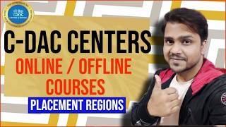 CDAC Centers and Online Offline Courses  CDAC Counselling  Placement Regions [upl. by Llertram891]