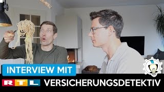 Spaghetti Interview mit RTL Versicherungsdetektiv Timo Heitmann [upl. by Ahseetal]