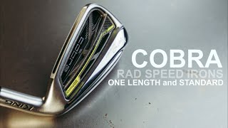 GOLF IRON REVIEW COBRA RAD SPEED IRONS [upl. by Caresa]