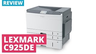 Lexmark C925de A3 Colour Laser Printer [upl. by Mond52]