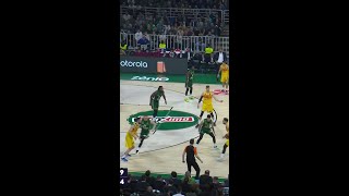 Mathias Lessorts Incredible Block from behind  Spectacular Basketball Highlights [upl. by Inram]