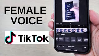 How to Put Female Voice on TikTok Videos TEXT TO SPEECH [upl. by Bronnie]