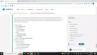 Visualize Your Data with the Lightning Dashboard Builder  Create an opportunities report Salesforce [upl. by Roos185]