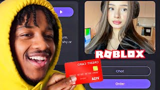 I PAID AN EGIRL TO PLAY ROBLOX FOR THE FIRST TIME [upl. by Schertz]