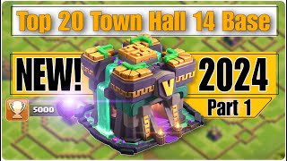 New Best Th14 Base 2024  Town Hall 14 Th14 WarCwlFarming Base With Links  Clash Of Clans [upl. by Mallin]