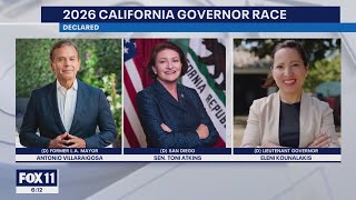 Whos running for California governor in 2026 [upl. by Eirahcaz482]