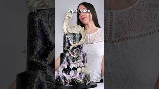 My first geode cake Full video on my channel shorts geodecake geode art isitcake dragon [upl. by Skipton857]