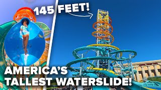 America’s TALLEST Waterslide  NEW Slide POV’s at Mt Olympus Wisconsin Dells [upl. by Macrae148]