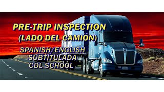 🚦CDL INSPECCIÓN PREVIA AL VIAJE LADO DEL CAMIÓN🚦 PRETRIP INSPECTION SIDE OF THE TRUCK  🚦 [upl. by Luapnaes]