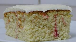 Homemade The best lemon strawberry jam cake bakeitoff cake bakeathome strawberrycake [upl. by Yellah477]