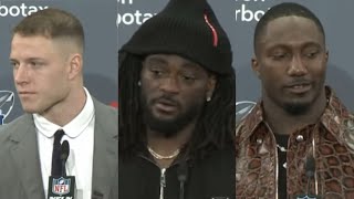 49ers Christian McCaffrey Brandon Aiyu and Deebo Samuel react to wild NFC Championship [upl. by Sargent]