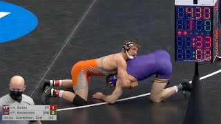 184lbs Parker Keckeisen UNI vs Hunter Bolen Virginia Tech [upl. by Edrei]