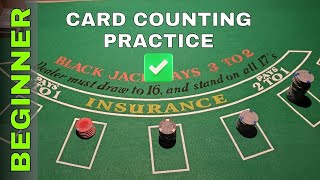 Card Counting Practice  Level EASY cardcounting [upl. by Grosberg]