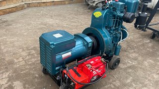 10kva Kirloskar Generator with 12hp Aircooled Kirloskar DAF12 Diesel Engine Self Start Generator [upl. by Nywg]