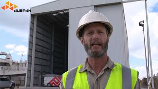 Geraldton Boat Lifters Shed Testimonial  AUSPAN Group [upl. by Eerot]