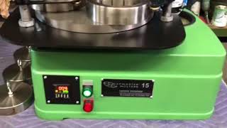 Lapmaster 15 lapping machine Demo [upl. by Appel]