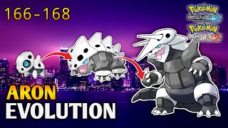 How To Evolve Aron Into Lairon And Aggron In Pokemon Black 2 amp White 2  Unova Pokedex [upl. by Atkinson]