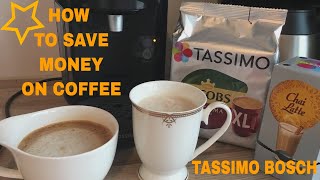 Tassimo Bosch l How to save money on coffee [upl. by Alemahs538]