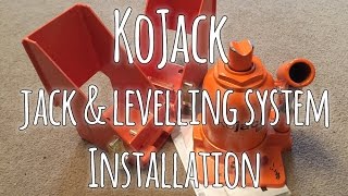 KoJack  Jack amp Levelling system  Installation onto a caravan [upl. by Jamille]