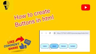 How to create buttons html [upl. by Iaj]