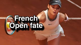 Emma Raducanus latest move drops major hint amid uncertain French Open fate raducanu [upl. by Salisbury]