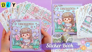 🌸How to make kawaii sticker book  DIY kawaii sticker book at home [upl. by Zeba]