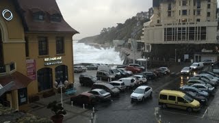 Tempête en ville et au Plat Gousset [upl. by Ecnerual]