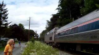 READ DESCRIPTION Duo Of Teenagers Force Amtrak 55 Into Emergency At Amherst MA [upl. by Ahsikal]