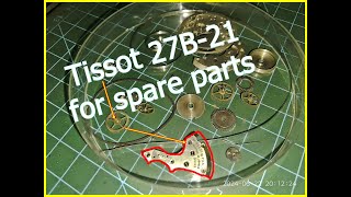 tissot 27B21 assemble [upl. by Trainer]